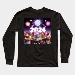 Roblox 2024 New Year Long Sleeve T-Shirt